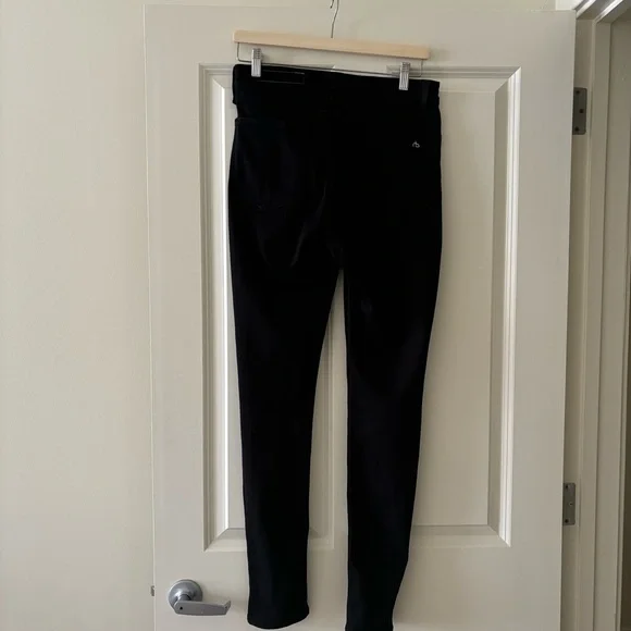 Rag & Bone - Women's Stretch Nina High Rise Skinny Jeans - Black - 26